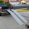 Clevr 7.5' Set of 2 ATV UTV Folding Aluminum Loading Ramps, 90" Long 1500 lbs Capacity (CL_CRS202101) - Alt Image 2