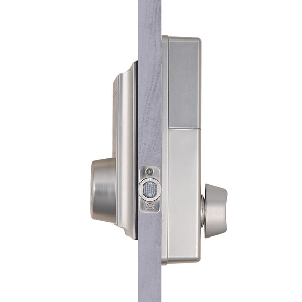 Clevr Electronic Keyless Touchscreen Deadbolt Door Lock, Satin Nickel (CL_CRS503011) - Alt Image 5