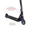 Xspec Black Neo Chrome Pro Stunt Kick Scooter Anodized Aluminum BMX Handlebar (CL_CRS803915) - Alt Image 1