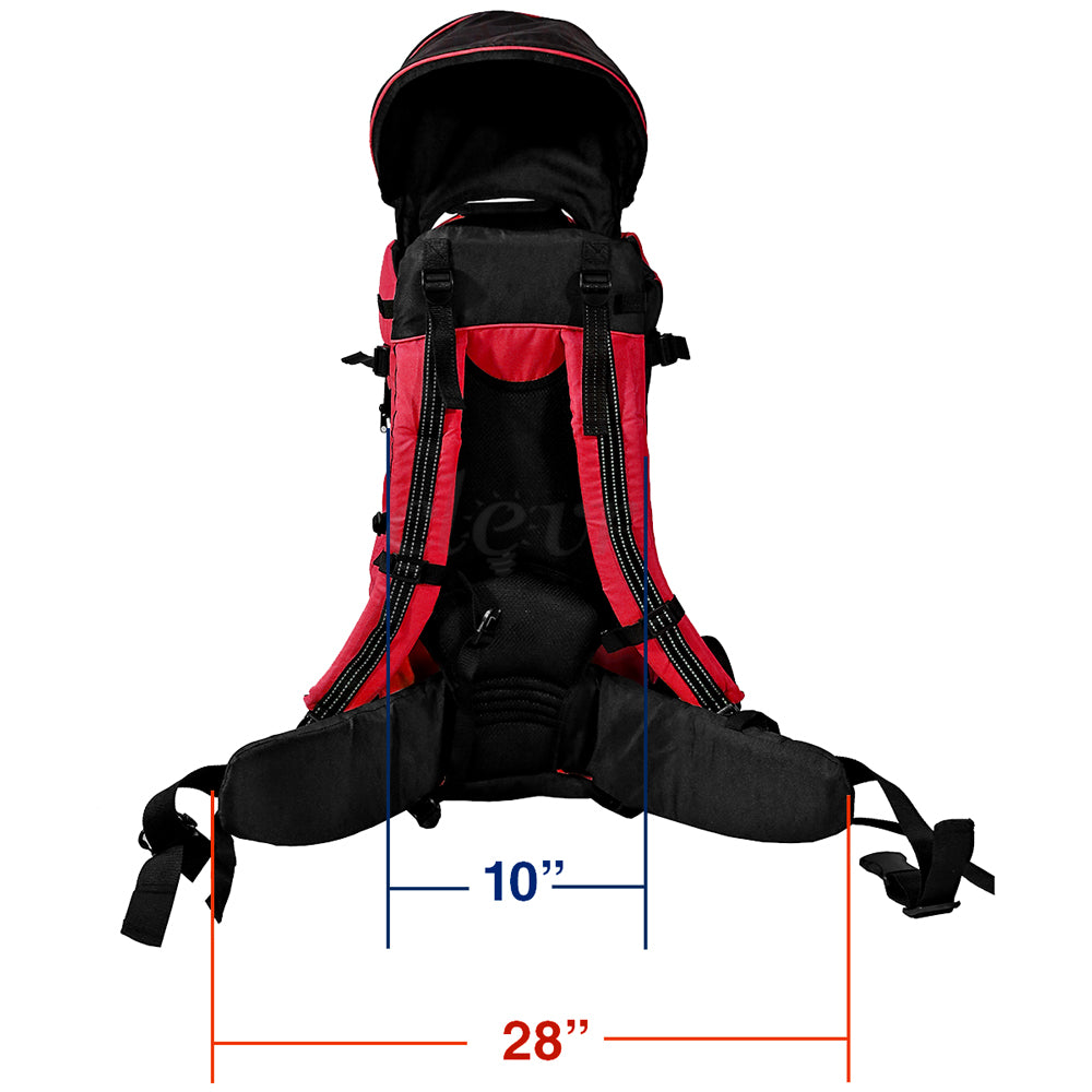 Deluxe Lightweight Baby Backpack Child Carrier, Red – Crosslinks